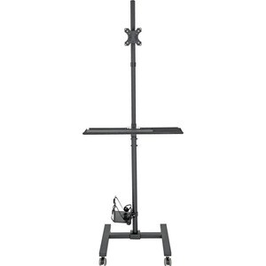 Eaton Tripp Lite Series Mobile Workstation with Monitor Mount - For 17" to 32" Displays, Height Adjustable - Up to 32" Scr
