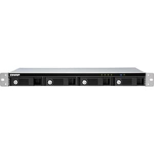 QNAP TR-004U 4 x Total Bays DAS Storage System Rack-mountable - Serial ATA/300 Controller - RAID Supported - 0, 1, 5, 10, 