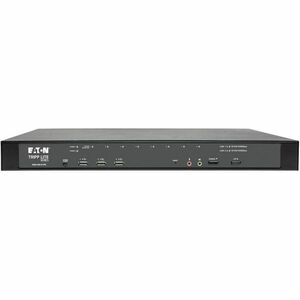 Eaton Tripp Lite Series 8-Port Cat5 KVM over IP Switch with Virtual Media - 1 Local & 1 Remote User, 1U Rack-Mount, TAA - 