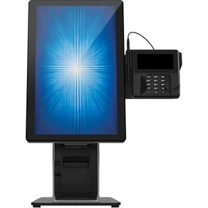 Elo Wallaby Self-Service Countertop Stand - Up to 22" Screen Support - Black, Silver