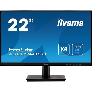 Moniteur LCD iiyama ProLite XU2294HSU-B1 54,6 cm (21,5") Full HD WLED - 16:9 - Noir mat - 558,80 mm Class - Vertical Align