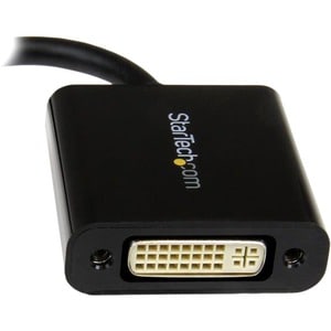 MINI DISPLAYPORT TO DVI ADAPTER - BLACK MINI DP TO DVI VIDEO CONVERTER - 1920X1200 - MINI-DISPLAYPORT (M) TO DVI-I (F)