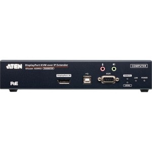 4K DP KVM OVER IP TRANSMITTER W/POE