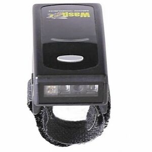 Wasp WRS100SBR Retail, Healthcare, Asset Tracking Wearable Barcode Scanner - Cable/Wireless Connectivity - Black, Yellow -