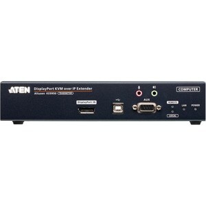 ATEN 4K DisplayPort Single Display KVM over IP Transmitter - 32808.40 ft Range - 4K - 3840 x 2160 Maximum Video Resolution