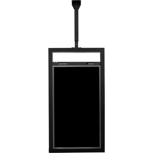 HAGOR Deckenhalterung für Digital-Signage-Display - Schwarz - Bildschirmgröße: 116,8 cm (46 Zoll) - max. 35 kg Traglast