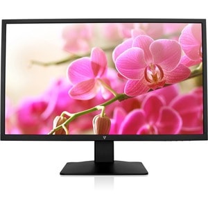 V7 L236VA-2KH 24" Class Full HD LCD Monitor - 16:9 - Black - 59.9 cm (23.6") Viewable - Vertical Alignment (VA) - LED Back