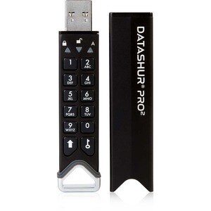 iStorage datAshur PRO2 32 GB | Secure Flash Drive | FIPS 140-2 Level 3 Certified | Password protected | Dust/Water-Resista