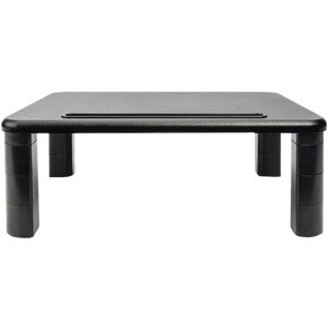 Digitus Height Adjustable Monitor Riser - 10 kg Load Capacity - 14.5 cm Height x 28 cm Width - Tabletop - Black - 1