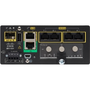 Cisco IR1101 Router - 5 Ports - Management Port - 2 - Gigabit Ethernet - Wall Mountable