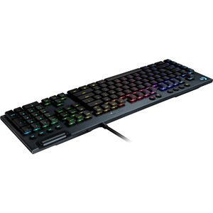 Logitech G815 Gaming Keyboard - Cable Connectivity - USB Interface - English (US) - Black - Mechanical Keyswitch - Volume 