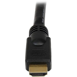 StarTech.com 15m High Speed HDMI Cable M/M - 4K @ 30Hz - No Signal Booster Required - HDMI to HDMI - Audio/Video - Gold-Pl