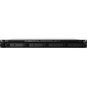 Synology RackStation RS819 4 x Total de compartimentos Sistema de armazenamento SAN/NAS - Realtek Quad-core (4 núcleos) 1.
