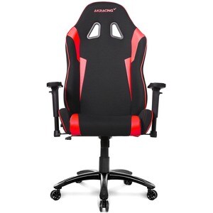 AKRacing Core Series EX-Wide Gaming Chair - For Gaming - Metal, Aluminum, Steel, Polyester, Fabric, Nylon - Red