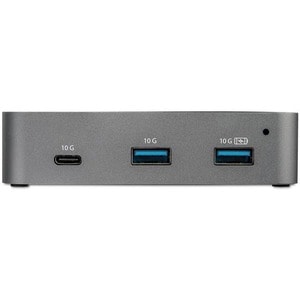 StarTech.com 3 Port USB C 3.2 Gen 2 Hub with Ethernet Adapter - 10Gbps USB Type C to 2x USB-A 1x USB-C - Powered Hub w/ Fa