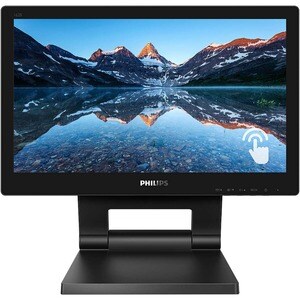 Monitor LCD Touchscreen Philips 162B9T - 406,4 mm (16") Class - 16:9 - 15,60 ms - 39,6 cm (15,6") Viewable - Capacitiva a 