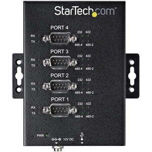 StarTech.com Serieller Hub - Extern - 1 - TAA-konform - USB - PC, Linux - 4 x Anzahl externe serielle Ports