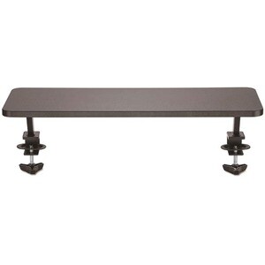StarTech.com Monitor Riser Stand - Clamp-on Monitor Shelf for Desk - Extra Wide 25.6"/65 cm - For up to 34" Monitors - Bla