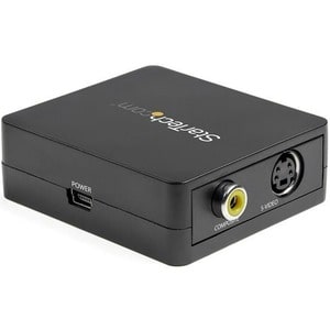 StarTech.com 1080p VGA to RCA and S-Video Converter - USB Powered - High Resolution VGA Input with Dynamic Scaling (VGA2VI