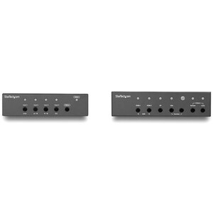 StarTech.com Video-Extender-Transmitter/Receiver - Verkabelt - TAA-konform - 4 Eingabegerät - 1 Ausgabegerät - 70 m Reichw