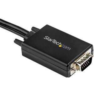 StarTech.com 10ft VGA to HDMI Converter Cable with USB Audio Support - 1080p Analog to Digital Video Adapter Cable - Male 