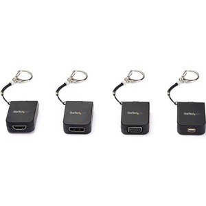 StarTech.com Compact USB C to HDMI Adapter - 4K 30Hz USB Type-C to HDMI Video Display Converter w/ Keychain Ring- Thunderb