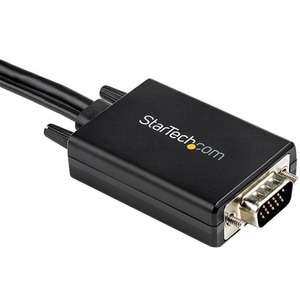 StarTech.com 2m VGA to HDMI Converter Cable with USB Audio Support - 1080p Analog to Digital Video Adapter Cable - Male VG