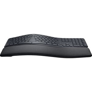 Logitech ERGO K860 Keyboard - Wireless Connectivity - Danish, Norwegian, Swedish, Finnish - QWERTY Layout - Graphite - Blu