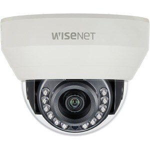 Wisenet HCD-7020R 4 Megapixel Indoor HD Surveillance Camera - Color, Monochrome - Dome - Ivory - 82.02 ft - 2560 x 1440 - 