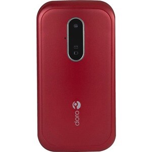 Doro 6620 Feature Phone - QVGA 320 x 240 - 3G - Rot - Flip - 1 SIM Support - Rear Camera: 3 Megapixel - 800 mAh Akku