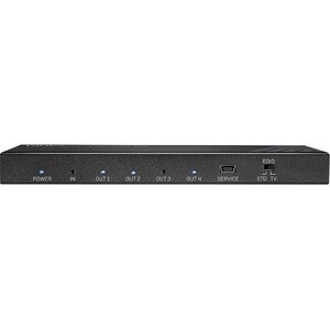 LINDY Signalverteiler - Metall - 3840 × 2160 - 1 x HDMI Ein - 4 x HDMI Aus