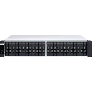 QNAP Enterprise ZFS NAS ES2486DC-2142IT-96G 24 x Gesamtzahl Einschübe SAN/NAS-Speichersystem - 4 GB Größe Flash-Speicher X