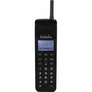 EnGenius FreeStyl 2 Handset - Cordless - Headset Port - 5.50 Hour Battery Talk Time - Black