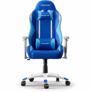 AKRacing California Gaming Chair - For Gaming - Metal, PU Leather, Foam, Nylon