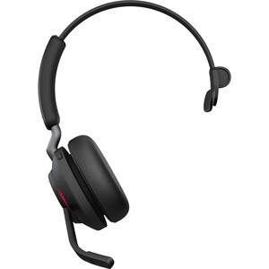 Jabra Evolve2 65 Wireless Over-the-head Mono Headset - Black - Monaural - Supra-aural - Bluetooth - USB Type A