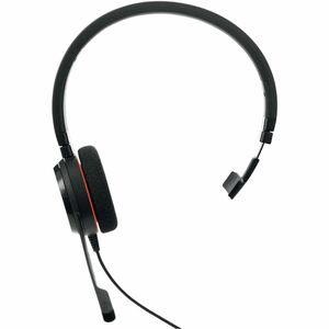 Jabra EVOLVE 20 Wired Over-the-head Mono Headset - Black - Monaural - Supra-aural - Noise Cancelling Microphone - Noise Ca