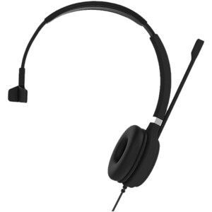 Yealink UH36 Kabel Kopfbügel Mono Headset - Schwarz/Silber - Monaural - Ohraufliegend - 20 Hz bis 20 kHz Frequenzgang - 12