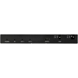 StarTech.com Splitter HDMI de 2 Puertos (1x2) de Audio/Video HDMI 2.0 4K60Hz con Escalador/Extractor de Audio, Copiado EDI