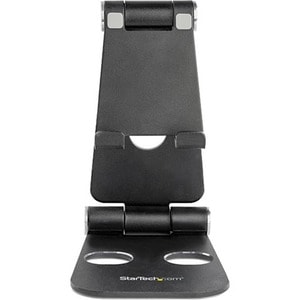 StarTech.com Phone and Tablet Stand - Foldable Universal Mobile Device Holder - Smartphones/Tablets - Adjustable Cell Phon