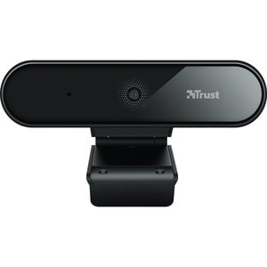 Trust Tyro Webcam - 30 fps - Black, Silver - USB 2.0 - 1920 x 1080 Video - Auto-focus - Microphone - Notebook, Computer