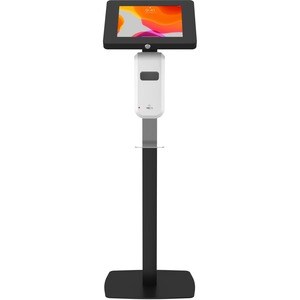 CTA Digital Thin Floor Stand, Dispenser & Security Enclosure - iPad 7-10 Gen & More - Up to 10.50" Screen Support - 45" He