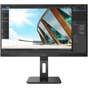 AOC 27P2Q 27" Class Full HD Monitor LCD - 16:9 - Preto - 68.6 cm (27") Viewable - Tecnologia IPS (In-plane switching) - WL