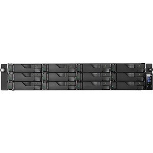 ASUSTOR Lockerstor 12R Pro AS7112RDX SAN/NAS Storage System - Intel Xeon E-2224 Quad-core (4 Core) 3.40 GHz - 12 x HDD Sup