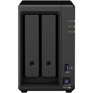 Synology DiskStation DS720+ SAN/NAS Storage System - Intel Celeron J4125 Quad-core (4 Core) 2 GHz - 2 x HDD Supported - 0 