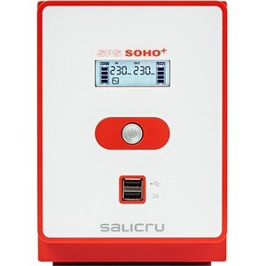 Salicru SPS SOHO+ SPS 1600 SOHO+ IEC Linha interativa UPS - 1.60 kVA/960 W - Torre - 4 Hora Recharge - 230 V AC Input - 23