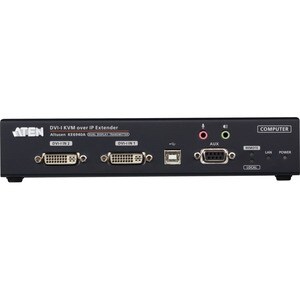 ATEN DVI-I Dual Display KVM over IP Transmitter - 2 Computer(s) - 2 Local User(s) - WUXGA - 1920 x 1200 Maximum Video Reso