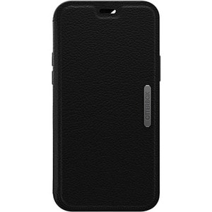 OtterBox Strada Carrying Case (Folio) Apple iPhone 12, iPhone 12 Pro Smartphone - Shadow Black - Drop Resistant, Fingerpri