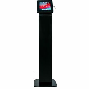CTA Digital Premium Large Locking Floor Stand Kiosk (Black) - Up to 12.90" Screen Support - 50" Height x 14.70" Width x 16