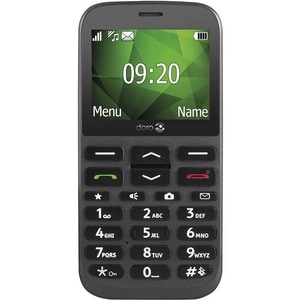 Doro 1372 16 MB Feature Phone - 6.1 cm (2.4") 240 x 320 - 2G - Graphite - Bar - 2 SIM Support - SIM-free - Rear Camera: 3 