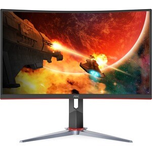 AOC C32G2 32" (812.80 mm) Class Full HD Curved Screen Gaming LCD Monitor - 16:9 - Black - 31.5" (800.10 mm) Viewable - Ver